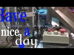 Debugmodus van de naaldmontage-machine voor bloedverzameling