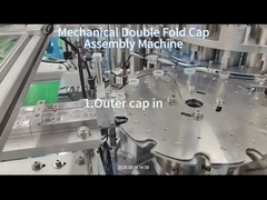 Mechanische dubbelvouwdoek assemblage machine