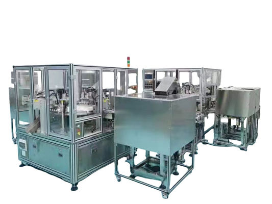 Goede prijs. Makkelijk te scheuren film infusie cap assemblage machine met servomotor online