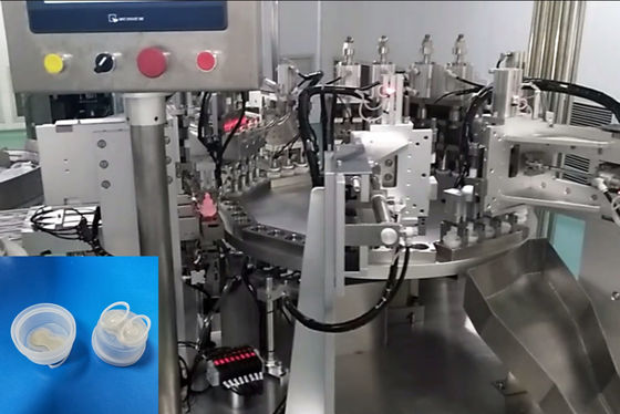 Goede prijs. Stroomlijnde IV-infuus peel-folie cap automatische assemblage machine online