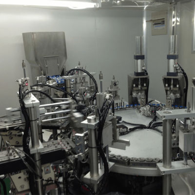 ISO 9001 Certified Medical Product Assembly Machine for IV Soft Bag Caps Welding with 220V Voltage and 99% Qualified Rate