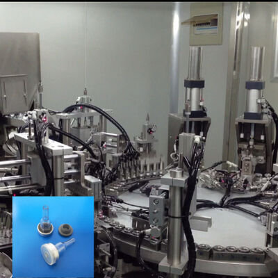 Automated IV Bag Ports Assembly Machine with 8000-15000pcs/hr Output, 99% Qualified Rate, and Stainless Steel Construction