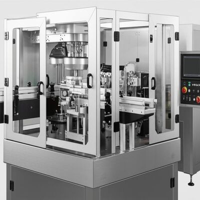 Automatic Euro Cap Assembly Machine with PLC Control and Touch Screen for 8000-15000pcs/hr Ultrasonic Welding