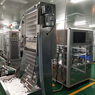 Goede prijs. Hoofdvermogen Servo motor Cam indexing Drive Desiccant Cap Filling And Assembling Machine online