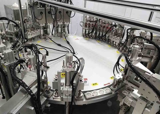 Goede prijs. Vier-station cap assemblage machine dubbele opvouwbare industriële fles capper online