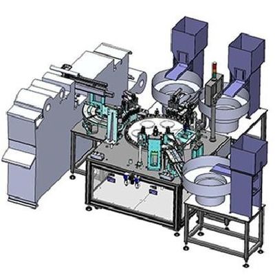 Goede prijs. Iodoforkap Automatische assemblage machine door servo aangedreven trillende schijf Weg in roestvrij staal materiaal Goede prestaties online