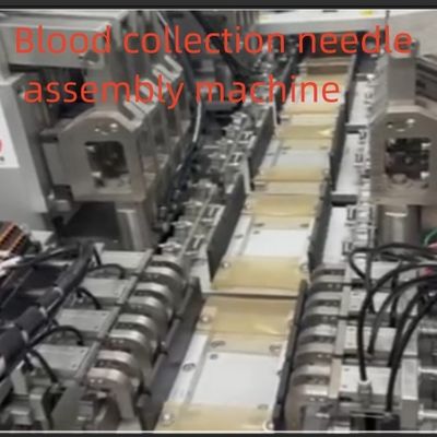 Automatische assemblage-machine voor naalden voor het verzamelen van bloed uit de vingertoppen
