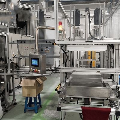 PLC-gestuurde automatische verpakkingsmachine voor flessen met meerdere verpakkings- en productiesnelheidsopties