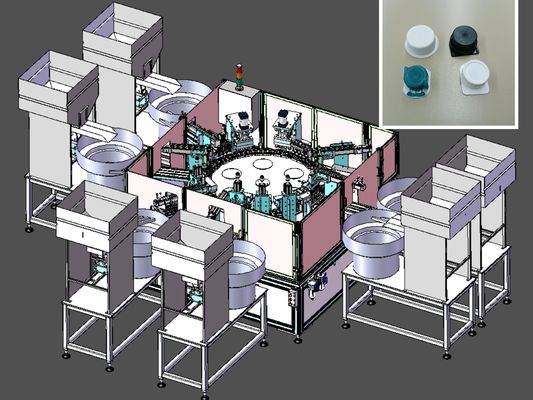 Goede prijs. AC380V Heli Cap Assembly Machine OEM Auto Capping Machine CE-certificaat online
