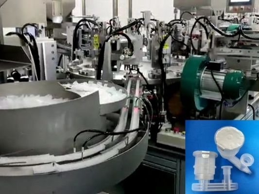Goede prijs. Hoge precisie en gekwalificeerde snelheid met servomotor en indexing drive medische product assemblage machine voor IV zak dispensing naald kap assemblage machine online