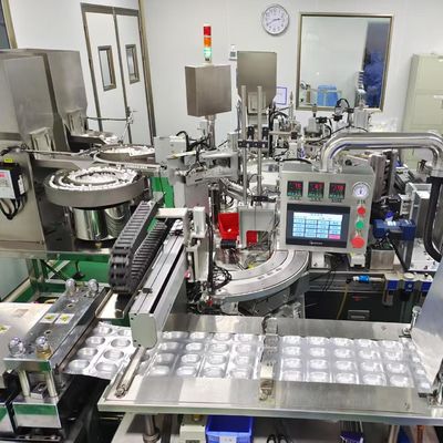 Goede prijs. Automatische assemblage machine voor Iodophor Caps Carousel Operatie Display Operatie Eenvoudig en gemakkelijk te leren online