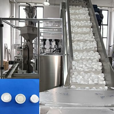 Goede prijs. Ontdrogingsmiddel Kap Automatische vulmachine Draaibord Operatie met voeding Liftvoeding Verminderen van handmatige dump efficiëntie verhogen online
