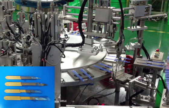 Goede prijs. Automatische en grote capaciteit chirurgisch mes assemblage machine online