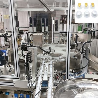 Euro Cap Assembly Machine voor automatische montage van Easy Peel Foil Caps voor IV Infusion Soft Bags en flessen