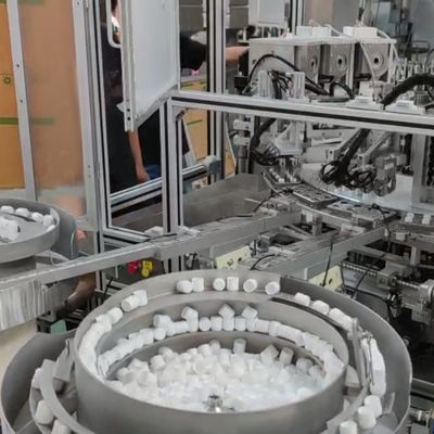 Droogmiddel Dop Silica Gel Vullen Sluitdop Automatische Servomotor Montage Machine