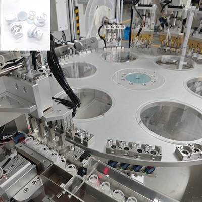 Automatisch punch en snij afdichting papier Silica Gel Desiccant Cap Assembly Machine met automatische telfunctie