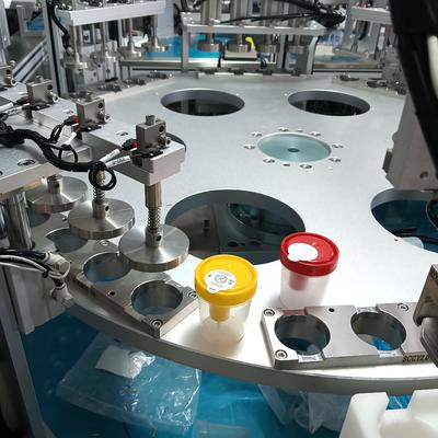Goede prijs. Draaibord-achtige urinebeker assemblage machine met stabiele prestaties en lage onderhoudskosten voor medische product assemblage online